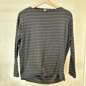 LULULEMON FLOWY LONG SLEEVE SHIRT/TUNIC, 3/4 SLEEVES, SIZE 2, GOOD CONDITION